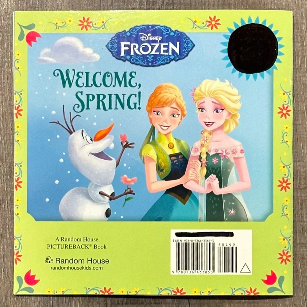 💞 Disney Frozen “Welcome To Spring!” Paperback Children’s Book